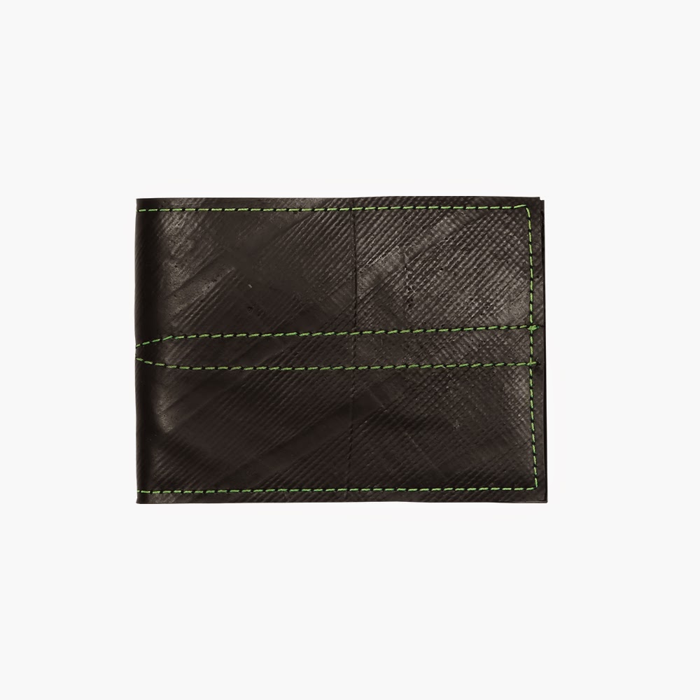 Alchemy Goods Recycled Denny Wallet - Black/Green